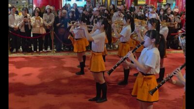 2026.3.11京都橘高校121期校友樂團 台北圓山飯店快閃 / Kyoto Tachibana SHS Alumni Band _Flash Performance(4k) 影片內容嚴禁後製或截取