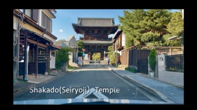 【4K】初秋の京都ドライブ　嵐山から鳥居本・大覚寺へ｜Kyoto Drive BGM Ver.