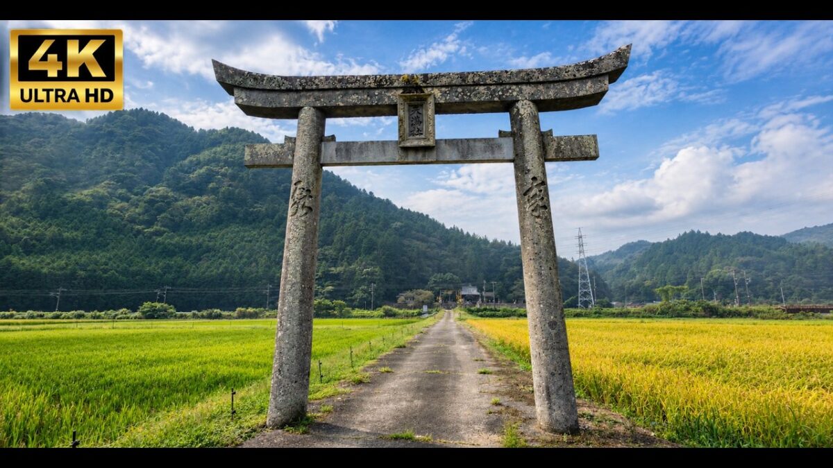 A Nostalgic Summer Walk | Rural Japan 4K