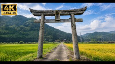 A Nostalgic Summer Walk | Rural Japan 4K