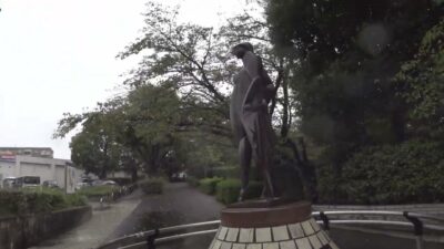 A Rainy Walk in Japan
