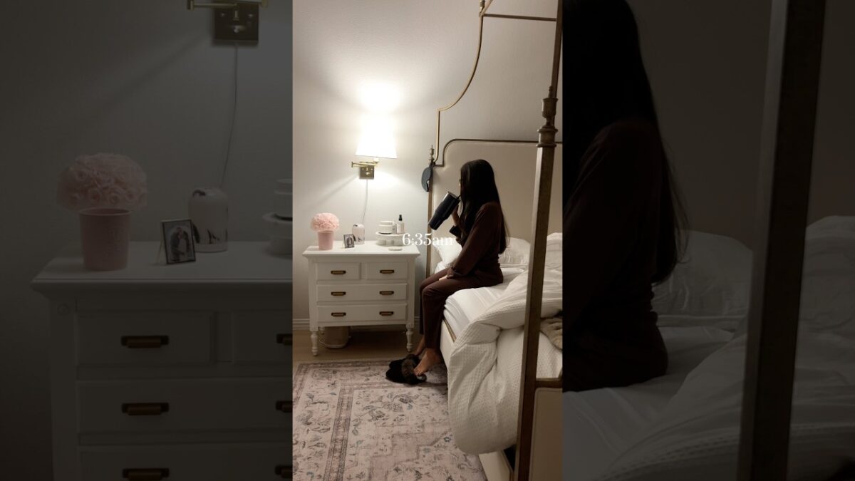 Asmr timestamped 6am morning routine vlog 🤍 #morningroutine #aesthetic #asmr #grwm #productivity