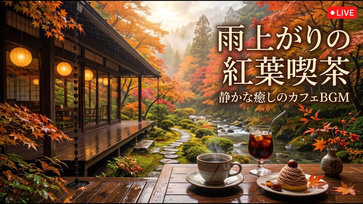 森の小道を望む小さな純喫茶｜【カフェBGM】木の香りと珈琲に包まれる静かなひととき｜作業・読書・リラックス｜LIVE