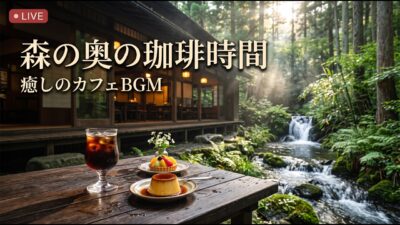 森の小さな月見喫茶｜【カフェBGM】秋の夜空と珈琲に包まれる静かな時間｜作業・読書・リラックス｜LIVE