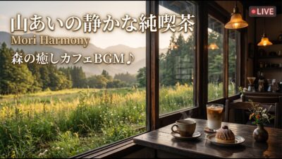森の小さな花窓喫茶｜【カフェBGM】秋の花々と珈琲に囲まれる心ほどける午後｜作業・読書・リラックス｜LIVE