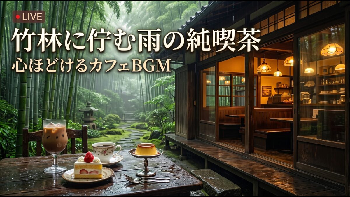森の小さな木橋喫茶｜【カフェBGM】秋風と落ち葉に包まれる穏やかな珈琲時間｜作業・読書・リラックス｜LIVE