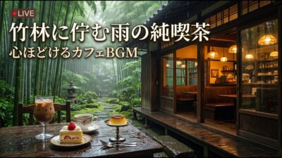 森の小さな木橋喫茶｜【カフェBGM】秋風と落ち葉に包まれる穏やかな珈琲時間｜作業・読書・リラックス｜LIVE