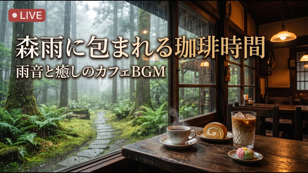 森の小さな欄干喫茶｜【カフェBGM】秋の小川と落ち葉に囲まれる静かな珈琲時間｜作業・読書・リラックス｜LIVE
