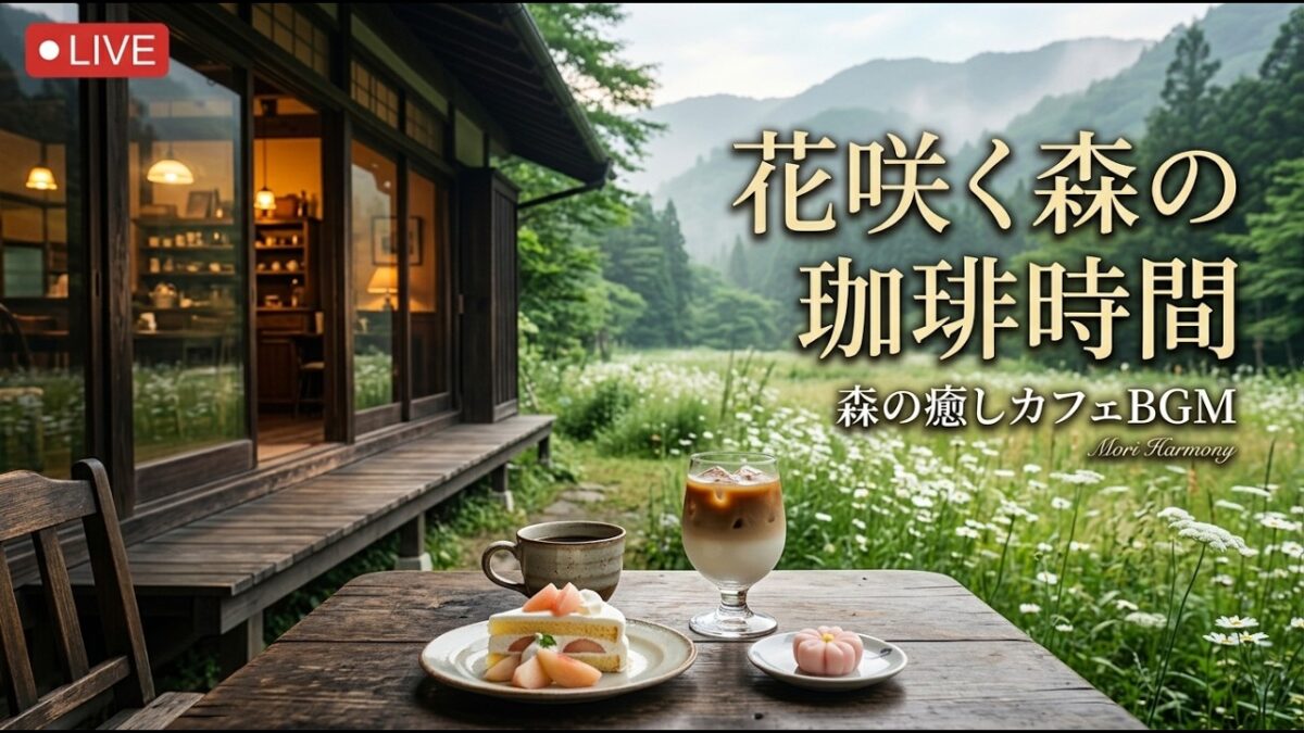 森の小さな栗拾い喫茶｜【カフェBGM】秋の木漏れ日と甘い焼き菓子に包まれる午後｜作業・読書・リラックス｜LIVE