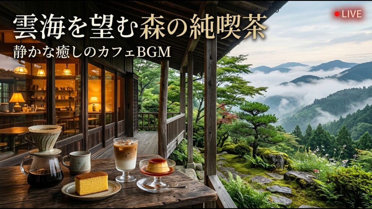 森の小さな珈琲工房｜【カフェBGM】秋の焙煎香と落ち着いた森に包まれる心地よい午後｜作業・読書・リラックス｜LIVE