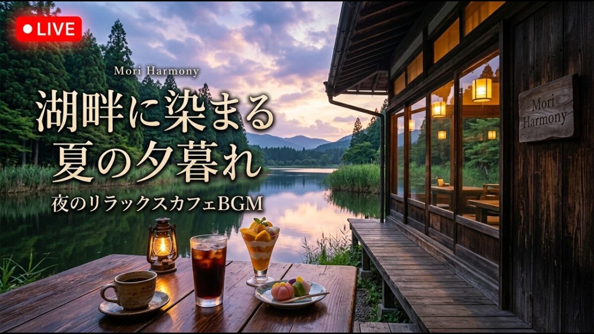 森の小さな風車喫茶｜【カフェBGM】秋風に揺れる木々と水車の音に包まれる穏やかな珈琲時間｜作業・読書・リラックス｜LIVE