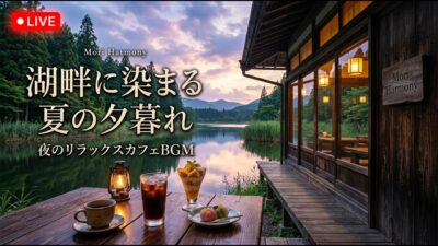 森の小さな風車喫茶｜【カフェBGM】秋風に揺れる木々と水車の音に包まれる穏やかな珈琲時間｜作業・読書・リラックス｜LIVE