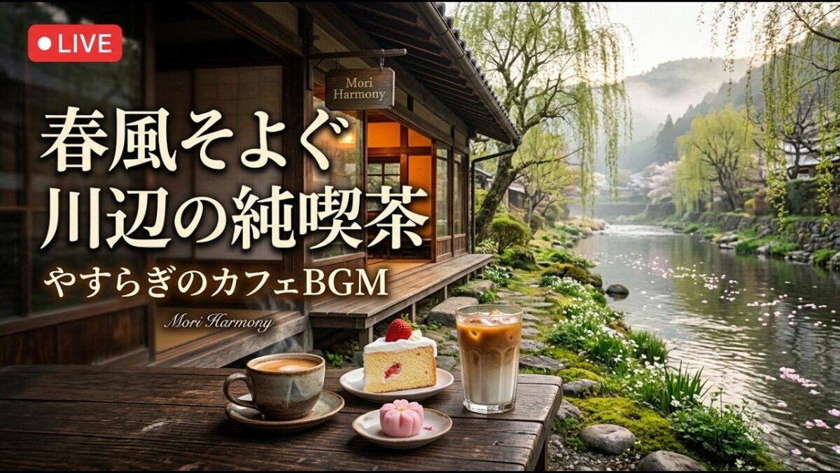 森の小さな欅喫茶｜【カフェBGM】黄金色の大木と秋の木漏れ日に包まれる穏やかな珈琲時間｜作業・読書・リラックス｜LIVE