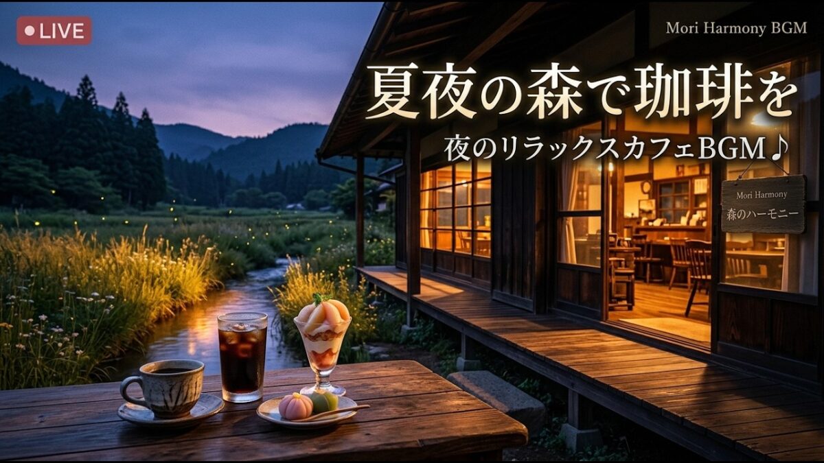 森の小さな水車小屋喫茶｜【カフェBGM】秋の水車音と木漏れ日に包まれる懐かしい珈琲時間｜作業・読書・リラックス｜LIVE