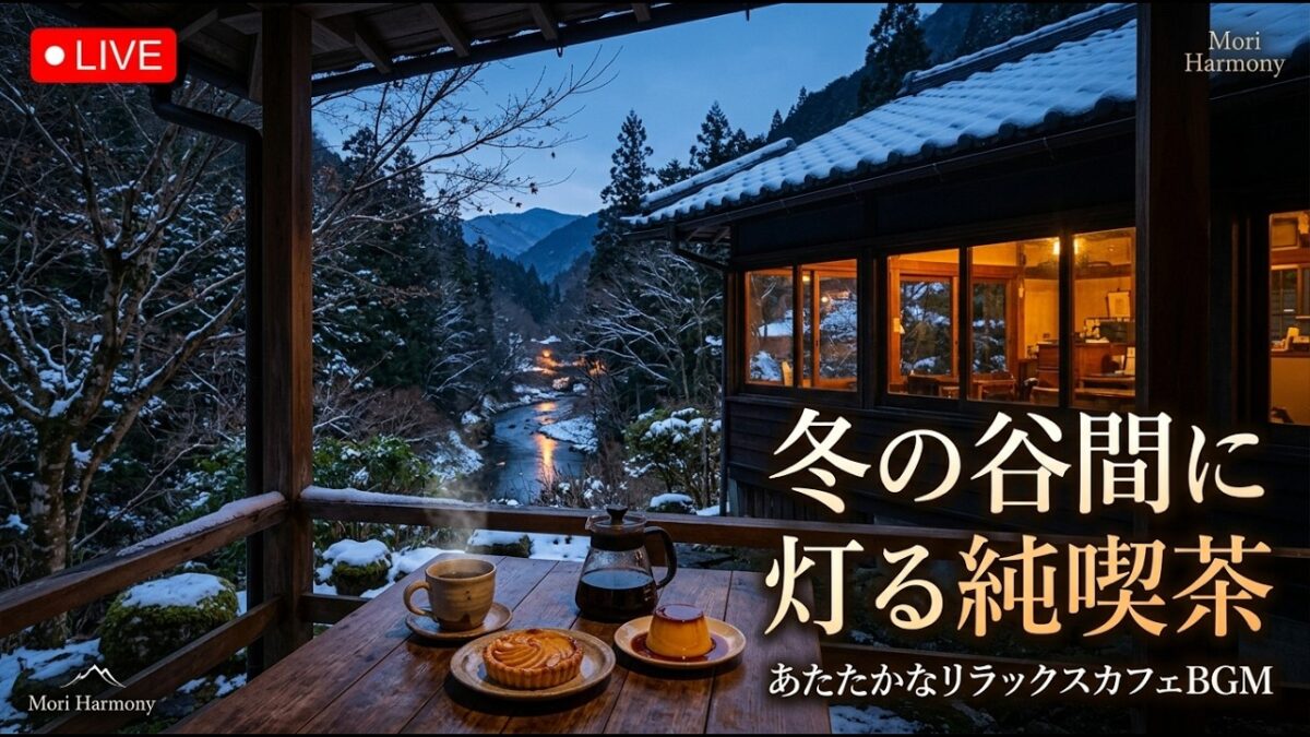 森の小さな紅葉石窯喫茶｜【カフェBGM】焼きたてのパンと色づく森に包まれる香ばしい秋の珈琲時間｜作業・読書・リラックス｜LIVE