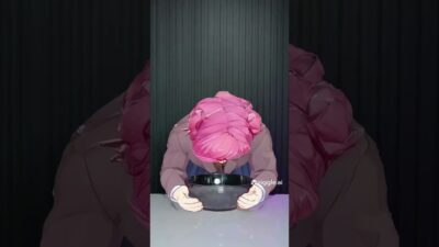 Buffsukis morning routine 🤫🧏 #ddlc #ddlcnatsuki #strong #strongwomen #fyp #goon #morningroutine