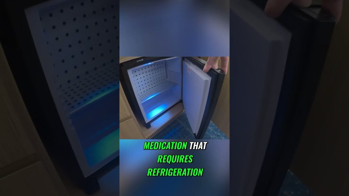 Compact Fridge for Medication: Essential Travel Feature #shorts