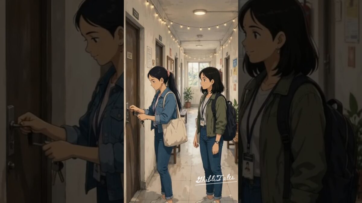 Every Hostel Girl Will Relate to This ❤️ College Morning Routine | #shorts #asmr #ghibli