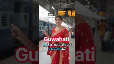 Guwahati Railway Station Full Tour. 🚆 Hidden Facts and Travel Tips for Assam. XP India #shorts