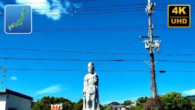 Japan: Awaji-City to Shizuki Walking Tour | Day 39 Part 1 • 4K