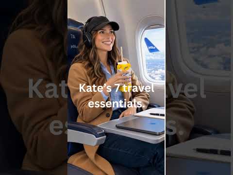 Kate’s 7 travel essentials #affiliate #fashion