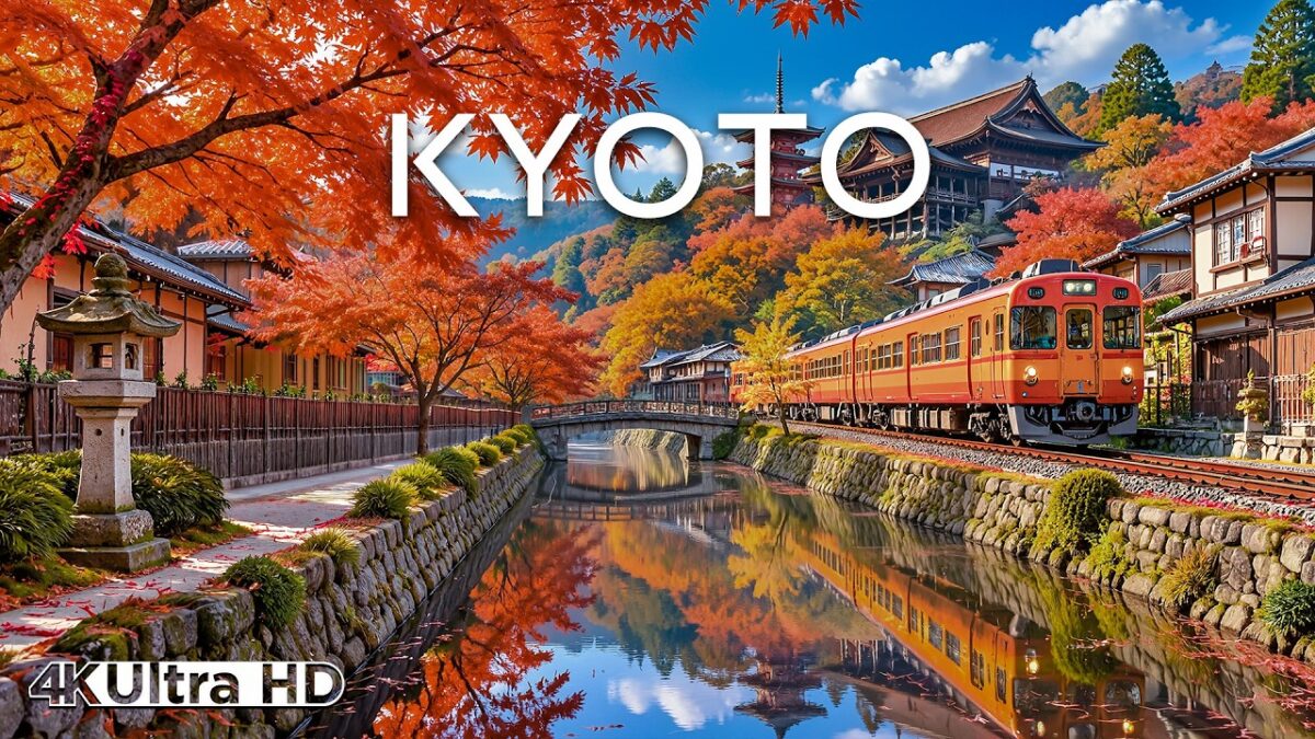 Kyoto Autumn 4K 🍁 Japan Fall Foliage, Beautiful Temples & Stunning Autumn Scenery