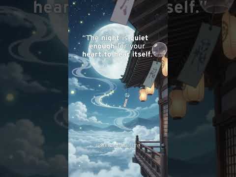 Moon Shrine in the Clouds 🌕☁️ | Peaceful Anime Nature ASMR for Sleep