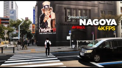 Nagoya Sakae Walking Tour 4K 60fps – Vibrant Downtown Japan ASMR Walk – Real Sounds (No Music)