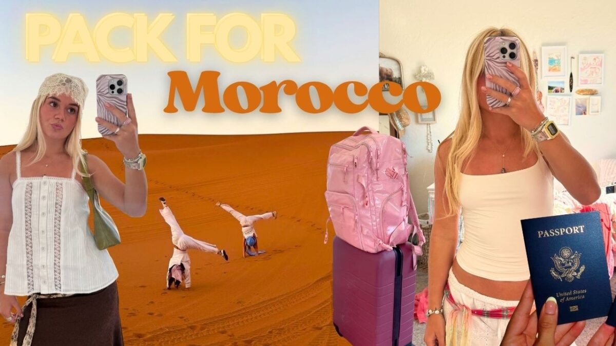 PACKING FOR MOROCCO – make outfits with me :)