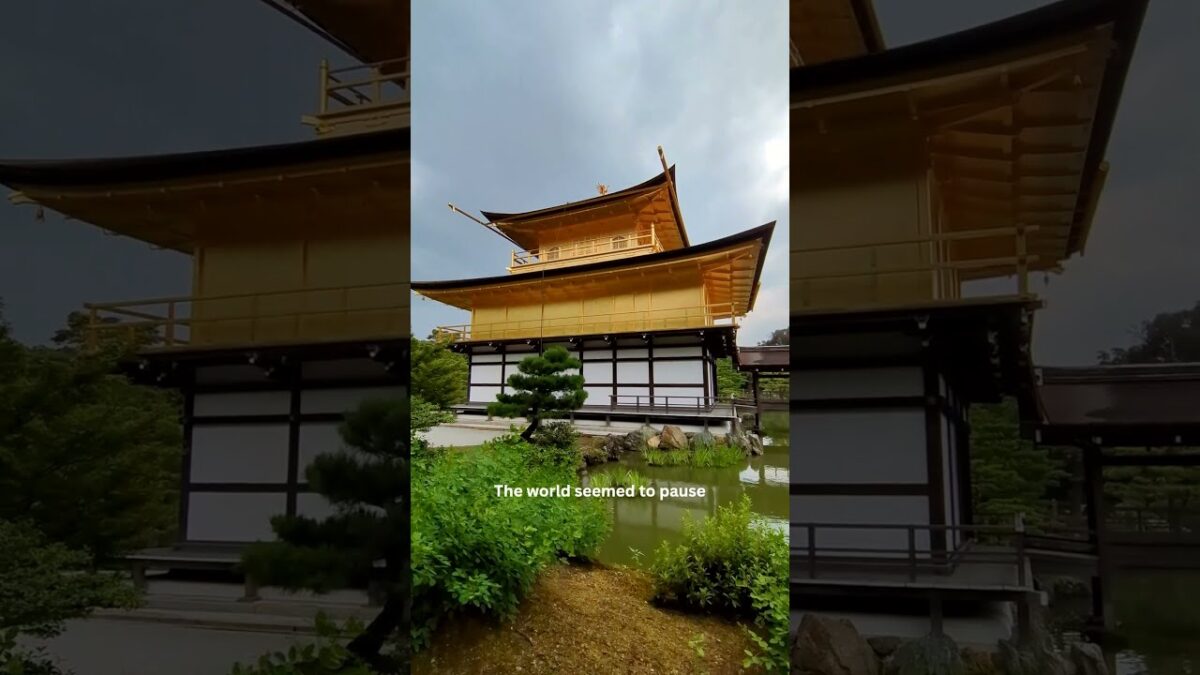 Peaceful walk in Kyoto: Kinkaku-Ji  #kyoto #japan #kinkakuji #travel #travelvlog #temple #peace #zen