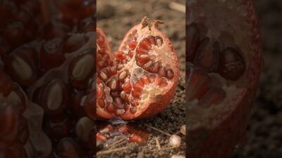 Pomegranate Life Cycle 🍎 From Tiny Seed to Ruby Fruit | Nature Timelapse #Shorts #ASMR