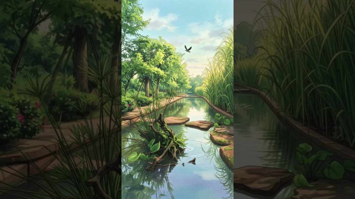 Pure Green Nature & Soothing Sounds #relaxing #naturesounds #natureasmr #peacefulmusic  #nature