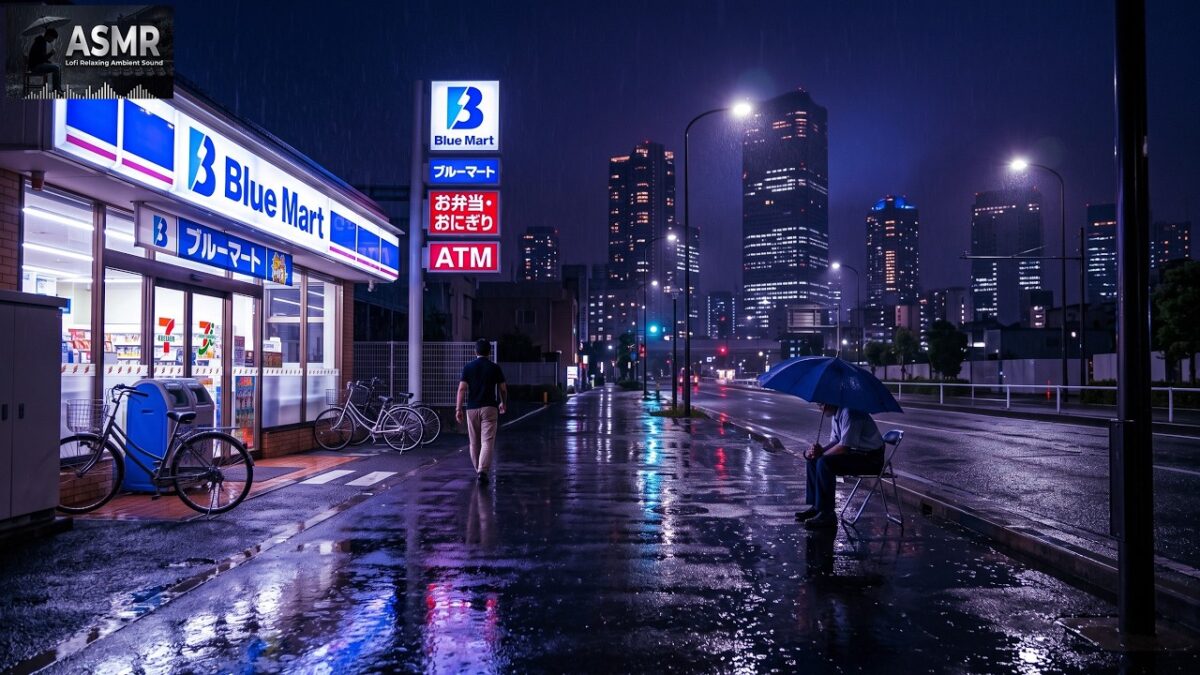 Quiet Tokyo Streets & Gentle Rain | A Relaxing Japan Walk 🌧️