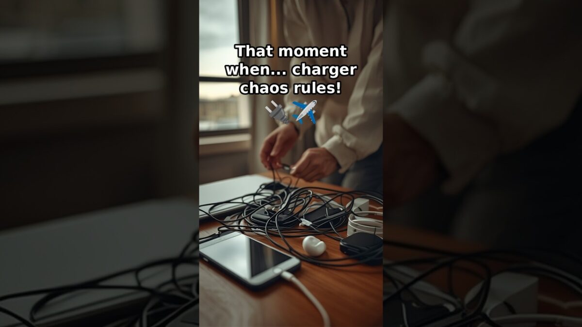 Travel Essentials, 3 in 2 Multi Charging Cable USBC Multiple Travel Charger