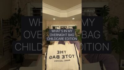 Travel essentials for an overnight! #whatsinmybag #overnightbag #childcare #nanny #travelessentials