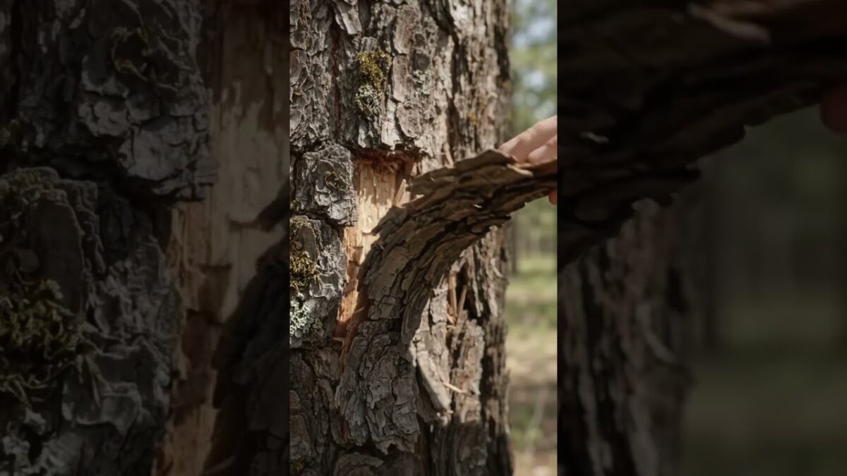 What Happens When Tree Bark Peels? (ASMR Macro)