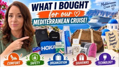 What I Bought for Our Mediterranean Cruise | Travel Essentials I’m Actually Packing