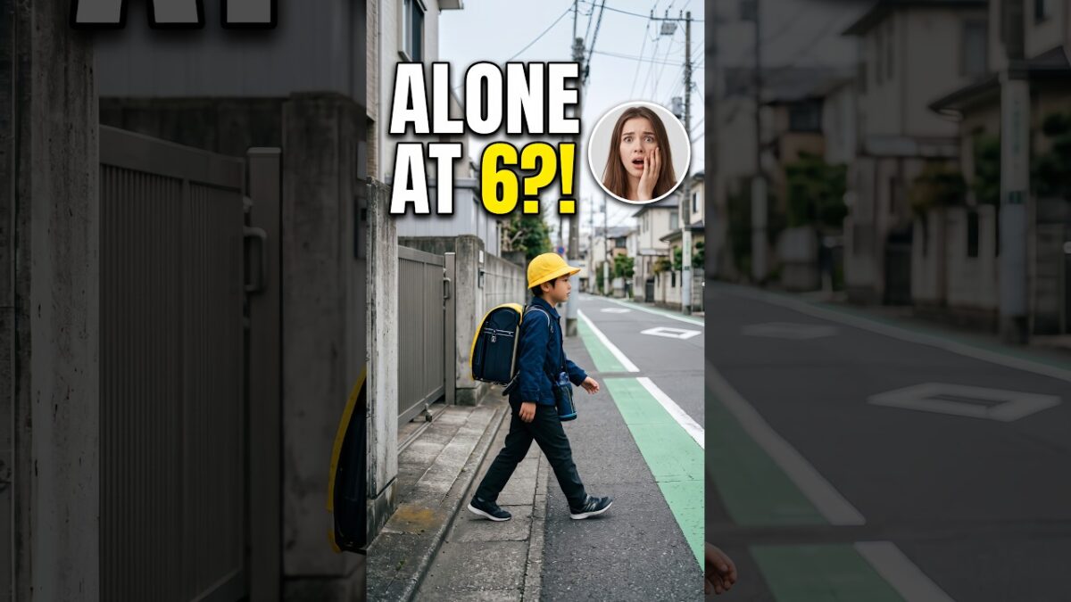 Why Do Japanese 6-Year-Olds Walk to School Alone? 😳