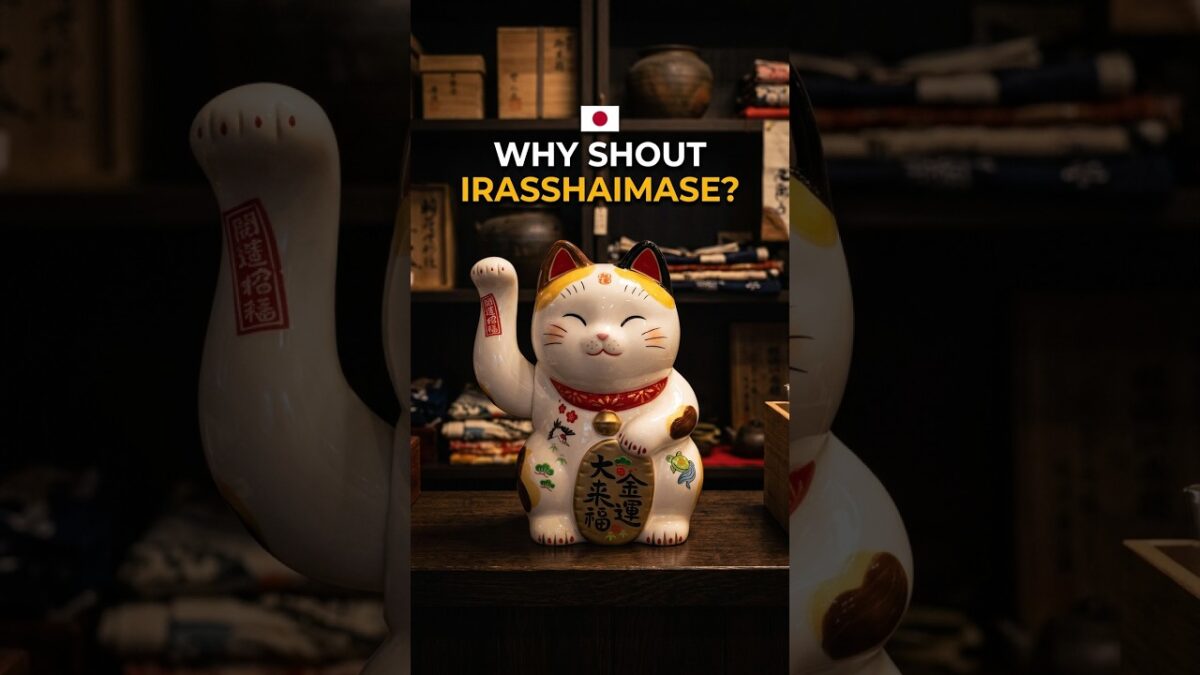 Why do Japanese shop staff shout “Irasshaimase” when you walk in