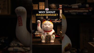 Why do Japanese shop staff shout “Irasshaimase” when you walk in
