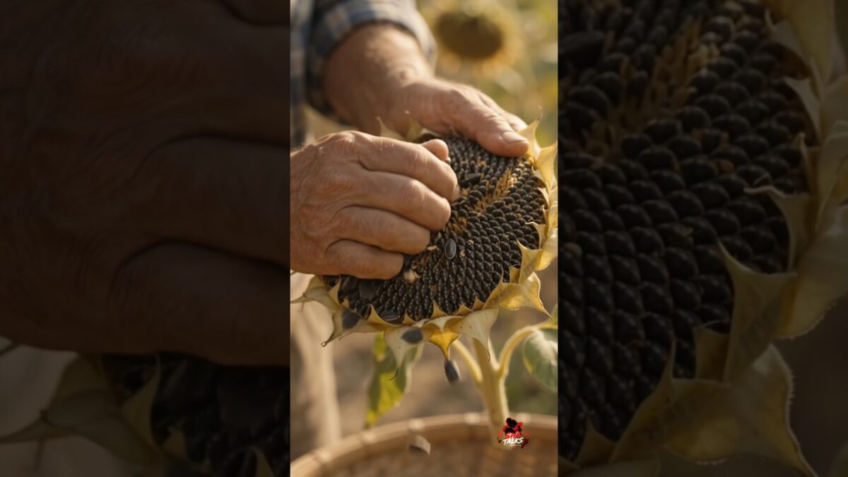 இந்த பூவுக்குள்ள இவ்வளவு seeds இருக்கும்னு உங்களுக்கு தெரியுமா?! 😱 #sunflower #seeds #shorts #facts