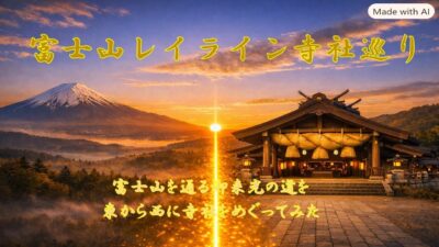富士山レイライン寺社巡り